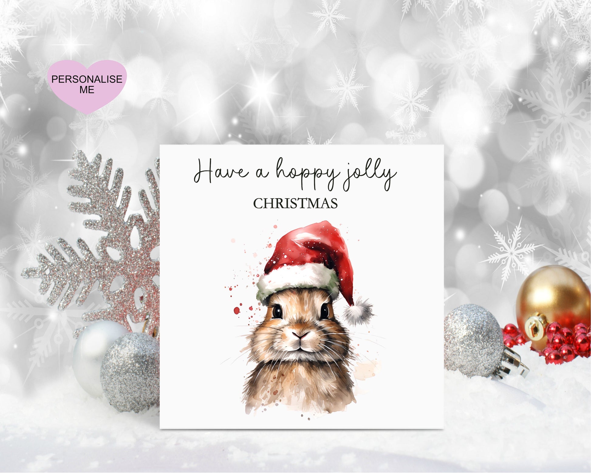 Christmas Quackers Christmas Card, Funny Duck Christmas Card,
