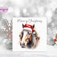 Have A Pawsome Christmas Christmas Card, Funny Dog Christmas Card,