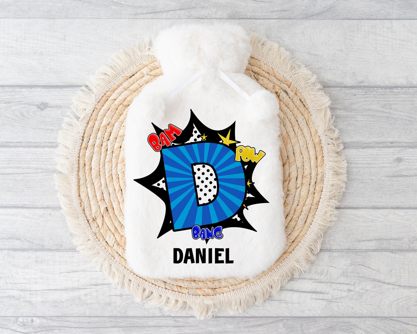 Hot Water Bottle, Football Top Gift, Personalised Hot Water Bottle, Christmas Gift Boys, Xmas Gift For Grandson, Granddaughter Gifts