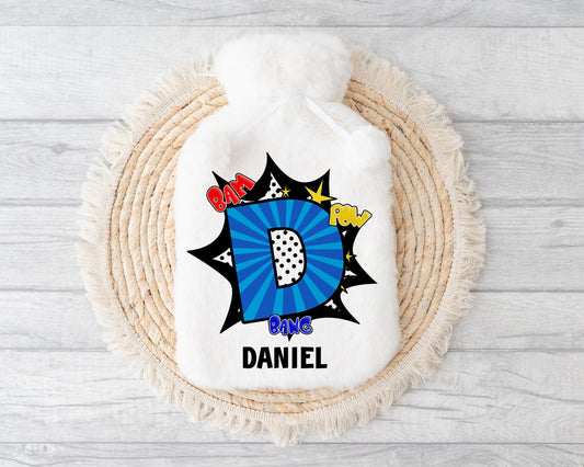 Hot Water Bottle, Football Top Gift, Personalised Hot Water Bottle, Christmas Gift Boys, Xmas Gift For Grandson, Granddaughter Gifts