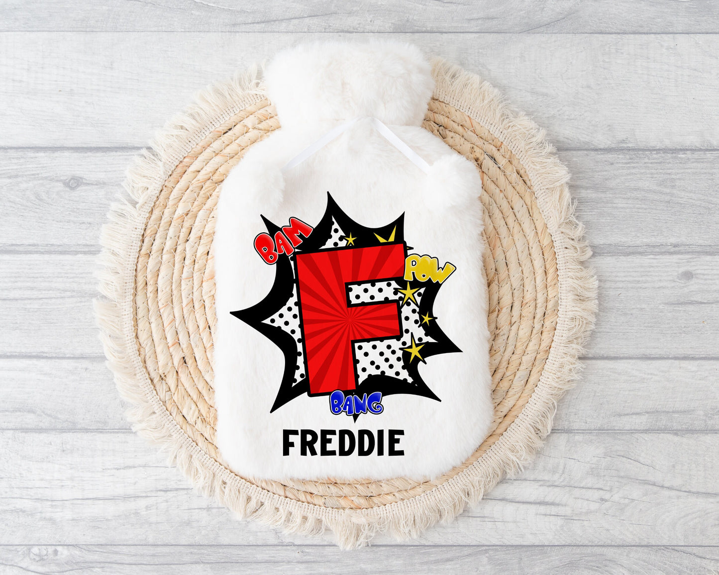 Hot Water Bottle, Football Top Gift, Personalised Hot Water Bottle, Christmas Gift Boys, Xmas Gift For Grandson, Granddaughter Gifts