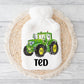 Tractor Hot Water Bottle, Hot Water Bottle, Tractor Gift, Personalised Hot Water Bottle, Christmas Gift Boys, Xmas Gift For Grandson