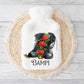 Personalised Hot Water Bottle, Christmas Gift For Him, Grampy, Christmas Gift For Friend, Army Boots Design