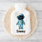 Hot Water Bottle, Astronaut Gift, Personalised Hot Water Bottle, Christmas Gift Boys, Xmas Gift For Grandson, Granddaughter Gifts