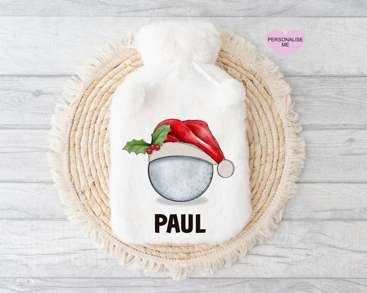 Golf Gift, Personalised Hot Water Bottle, Xmas Gift For Grandson, Xmas Gift For Granddaughter, Xmas Gift For Him, Xmas Gift For Her