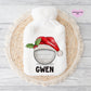 Netball Gift, Personalised Hot Water Bottle, Xmas Gift For Grandson, Xmas Gift For Granddaughter, Xmas Gift For Him, Xmas Gift For Her
