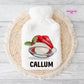 Rugby Gift, Personalised Hot Water Bottle, Xmas Gift For Grandson, Xmas Gift For Granddaughter, Xmas Gift For Him, Xmas Gift For Her