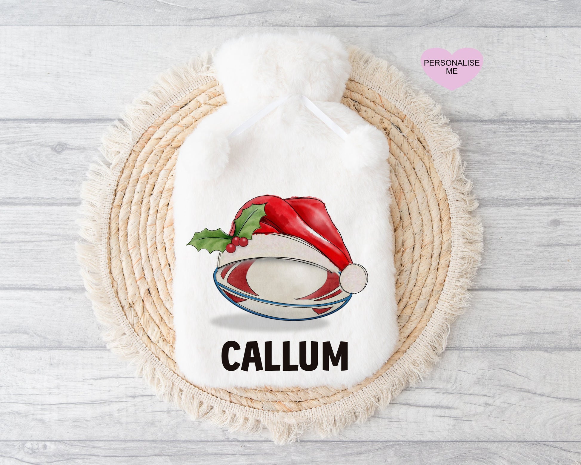 Pool Gift, Personalised Hot Water Bottle, Xmas Gift For Grandson, Xmas Gift For Granddaughter, Xmas Gift For Him, Xmas Gift For Her