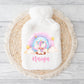 Personalised Hot Water Bottle, Unicorn Personalised Hot Water Bottle, Unicorn Rainbow Hot Water Bottle, Christmas Hot Water Bottle Gift