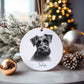 Bassett Hound Dog Bauble, Personalised Pet Dog Christmas Tree Decoration, Gift For Dog Family
