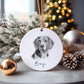 Lakeland Terrier Dog Bauble, Personalised Pet Dog Christmas Tree Decoration, Gift For Dog Family