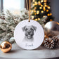 Lakeland Terrier Dog Bauble, Personalised Pet Dog Christmas Tree Decoration, Gift For Dog Family