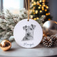 Lakeland Terrier Dog Bauble, Personalised Pet Dog Christmas Tree Decoration, Gift For Dog Family