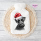 German Shepherd Gift, Personalised Hot Water Bottle, Dog Xmas Gift, Xmas Gift For Dog Lover