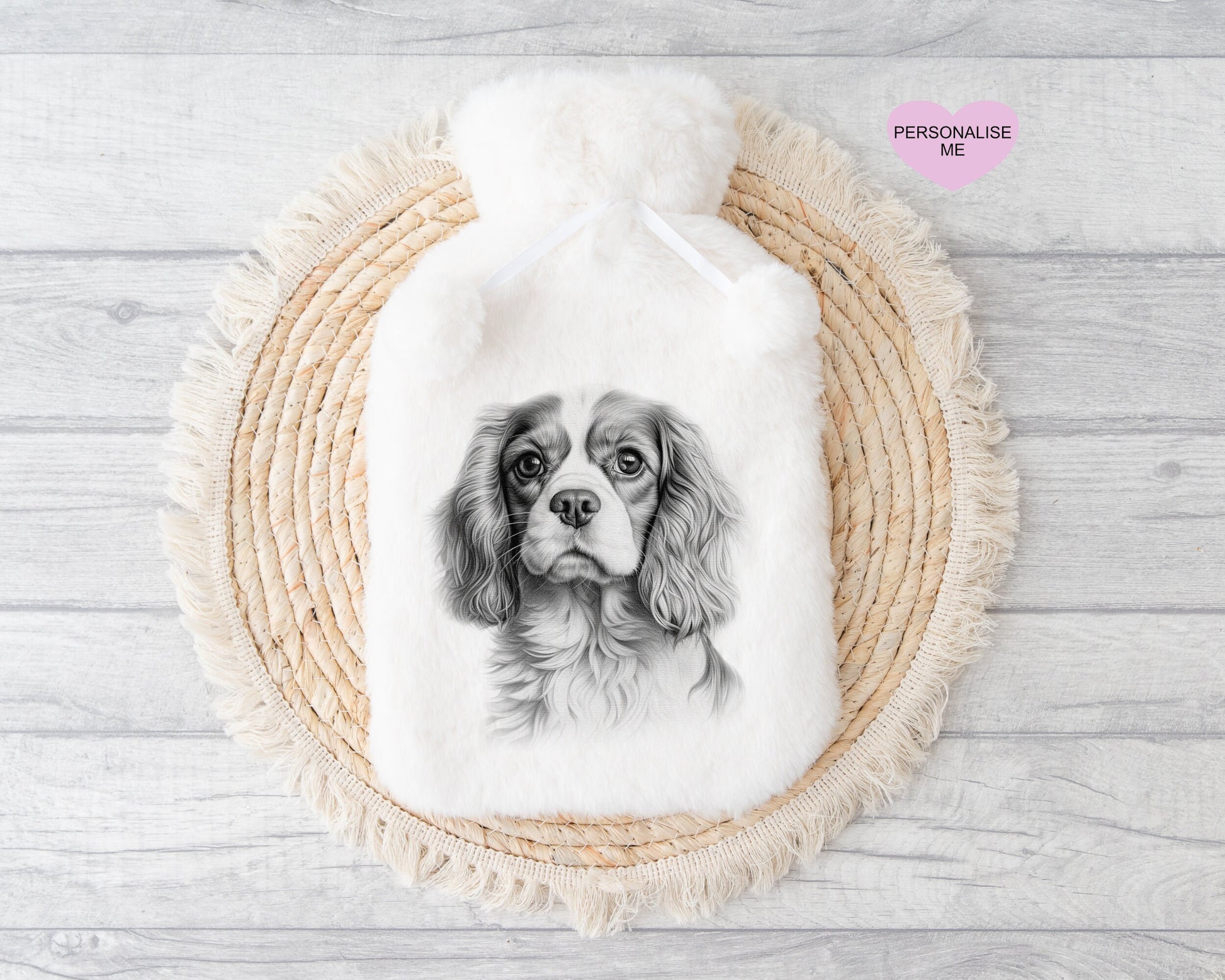 Beagle Gift, Personalised Hot Water Bottle, Dog Xmas Gift, Xmas Gift For Dog Lover