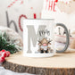 Gonk Mug, Personalised Gonk Mug, Christmas Reindeer Gonk Mug, Xmas Gift For Her, Xmas Gift For Man, Stocking Filler, Christmas In July
