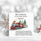 Nephew Christmas Card, Christmas Card For Godson, Personalised Christmas Card, Christmas Train Christmas Card