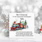 Granddaughter Christmas Card, Christmas Card For Goddaughter, Personalised Christmas Card, Christmas Train Christmas Card