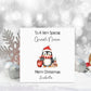 Penguin Christmas Card, Granddaughter Christmas Card, Christmas Card For Goddaughter, Personalised Christmas Card