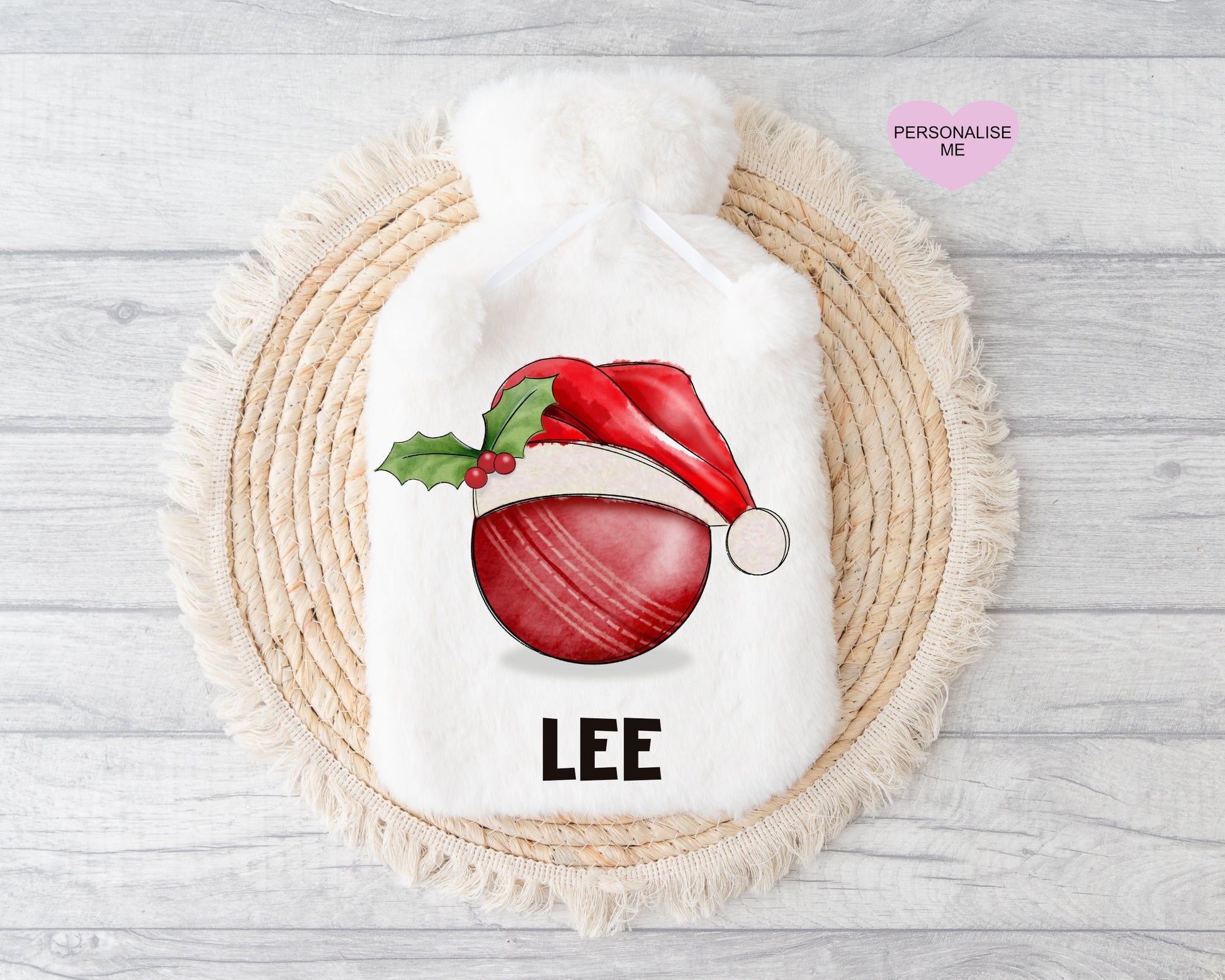 Football Gift, Personalised Hot Water Bottle, Xmas Gift For Grandson, Xmas Gift For Granddaughter, Xmas Gift For Him, Xmas Gift For Her