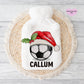 Cricket Gift, Personalised Hot Water Bottle, Xmas Gift For Grandson, Xmas Gift For Granddaughter, Xmas Gift For Him, Xmas Gift For Her