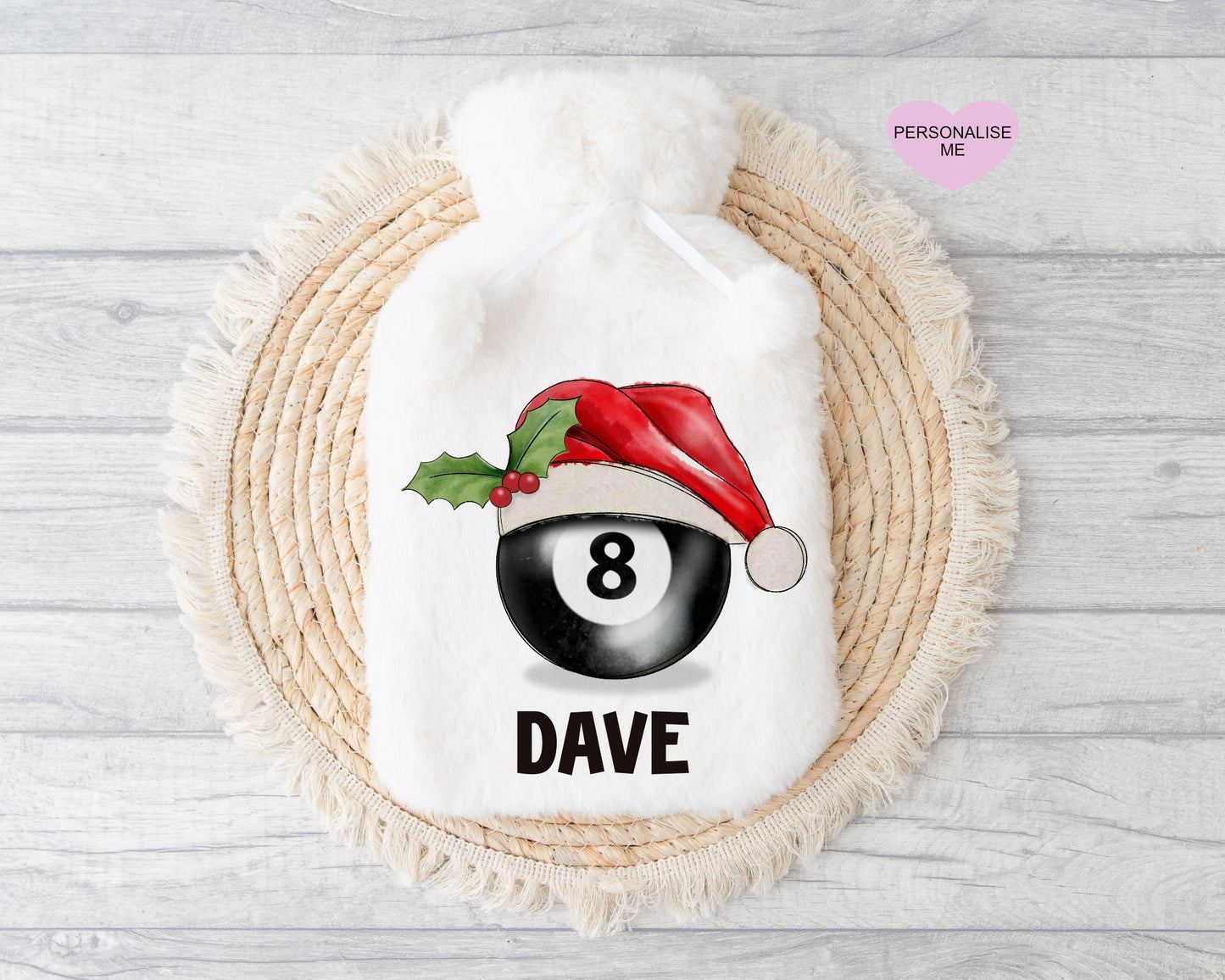 Rugby Gift, Personalised Hot Water Bottle, Xmas Gift For Grandson, Xmas Gift For Granddaughter, Xmas Gift For Him, Xmas Gift For Her