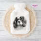 Cavalier King Charles Gift, Personalised Hot Water Bottle, Dog Xmas Gift, Xmas Gift For Dog Lover
