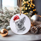 Corgi Dog Bauble, Personalised Pet Dog Christmas Tree Decoration, Gift For Dog Family, Dog Lover, Santa Dog Bauble