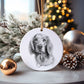 English Setter Bauble, Personalised Pet Dog Christmas Tree Decoration, Gift For Dog Family, Dog Lover, Santa Dog Bauble