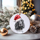 Gordon Setter Bauble, Personalised Pet Dog Christmas Tree Decoration, Gift For Dog Family, Dog Lover, Santa Dog Bauble