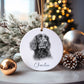 Gordon Setter Dog Bauble, Personalised Pet Dog Christmas Tree Decoration, Gift For Dog Family