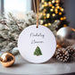Nadolig Llawen Christmas Bauble, Personalised Christmas Tree Decoration, Grandson Bauble, Granddaughter Bauble,