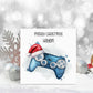 Nephew Xmas Card, Gamer Christmas Card, Personalised Christmas Card, Christmas Card For Son, Controller Xmas Card, Xmas Card For Teens