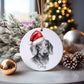Dachshund Christmas Bauble, Personalised Pet Dog Christmas Tree Decoration, Gift For Dog Family, Dog Lover, Santa Dog Bauble