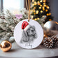 Ruby King Charles Christmas Bauble, Personalised Pet Dog Christmas Tree Decoration, Gift For Dog Family, Dog Lover, Santa Dog Bauble