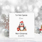 Penguin Christmas Card, Niece Christmas Card, Christmas Card For Goddaughter, Personalised Christmas Card