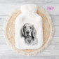 English Setter Gift, Personalised Hot Water Bottle, Dog Xmas Gift, Xmas Gift For Dog Lover