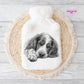 Springer Spaniel Gift, Personalised Hot Water Bottle, Dog Xmas Gift, Xmas Gift For Dog Lover
