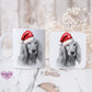 Afghan Hound Santa Mug, Personalised Dog Mug, Christmas Hot Chocolate Mug, Xmas Gift For Her, Xmas Gift For Man, Stocking Filler