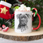 Cane Corso Christmas Mug, Personalised Dog Christmas Mug. Xmas Movie Mug, Stocking Filler, Secret Santa Gift, Dog Lover Gift