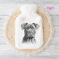 Cane Corso Gift, Personalised Hot Water Bottle, Dog Xmas Gift, Xmas Gift For Dog Lover