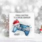 Nephew Xmas Card, Gamer Christmas Card, Personalised Christmas Card, Christmas Card For Son, Controller Xmas Card, Xmas Card For Teens