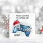 Nephew Xmas Card, Gamer Christmas Card, Personalised Christmas Card, Christmas Card For Son, Controller Xmas Card, Xmas Card For Teens
