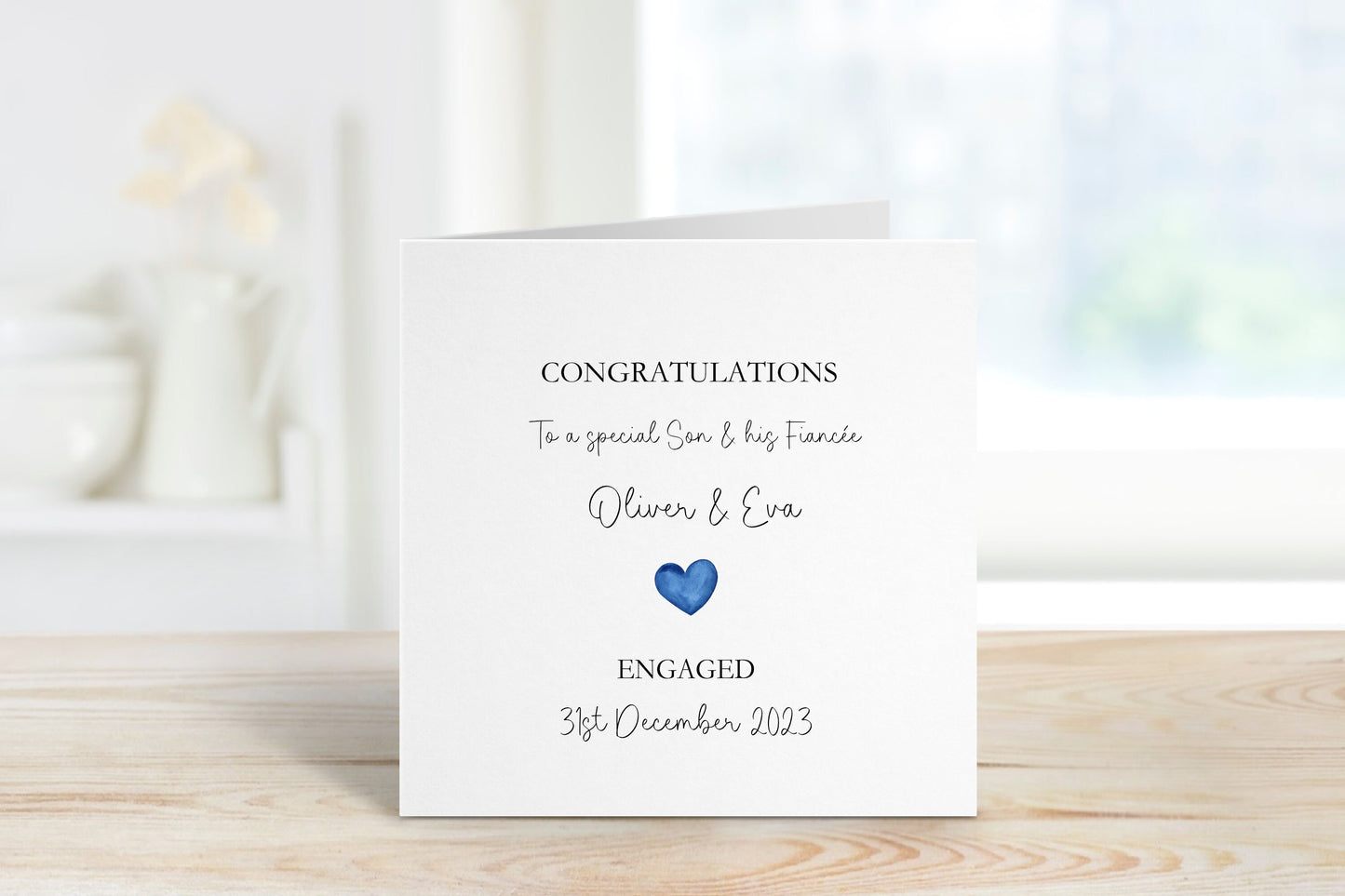 Engagement Card For Goddaughter, Personalised Engagement Card For Granddaughter Engagement Card For Son, Engagement Card For Great Grandson