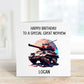 Tank Birthday Card, Grandson Birthday Card, Birthday Card For Grandson, Personalised Birthday Card