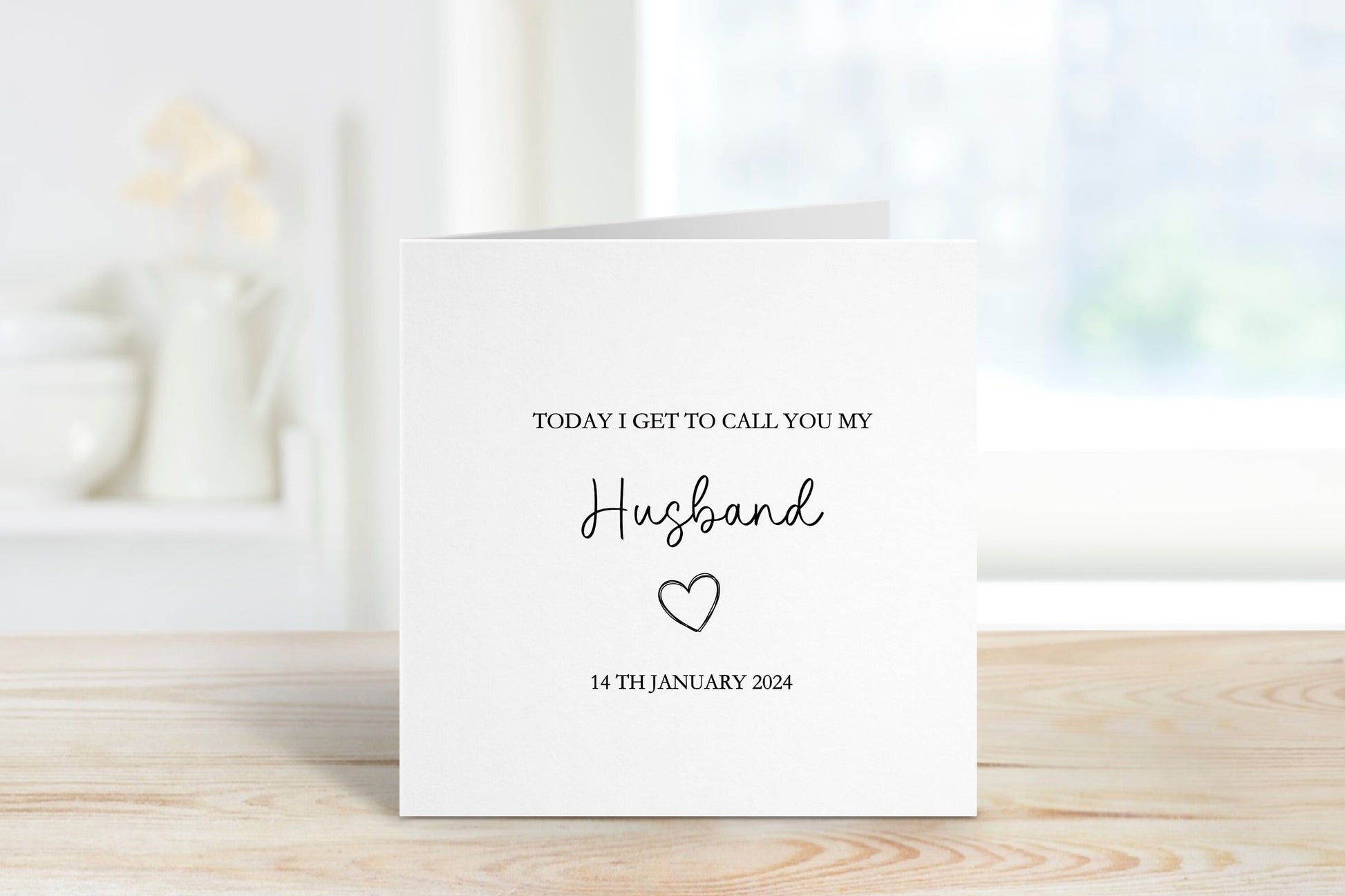Husband To Be Wedding Day Card, Wedding Day Card For Husband To Be, Wedding Day Card For Groom