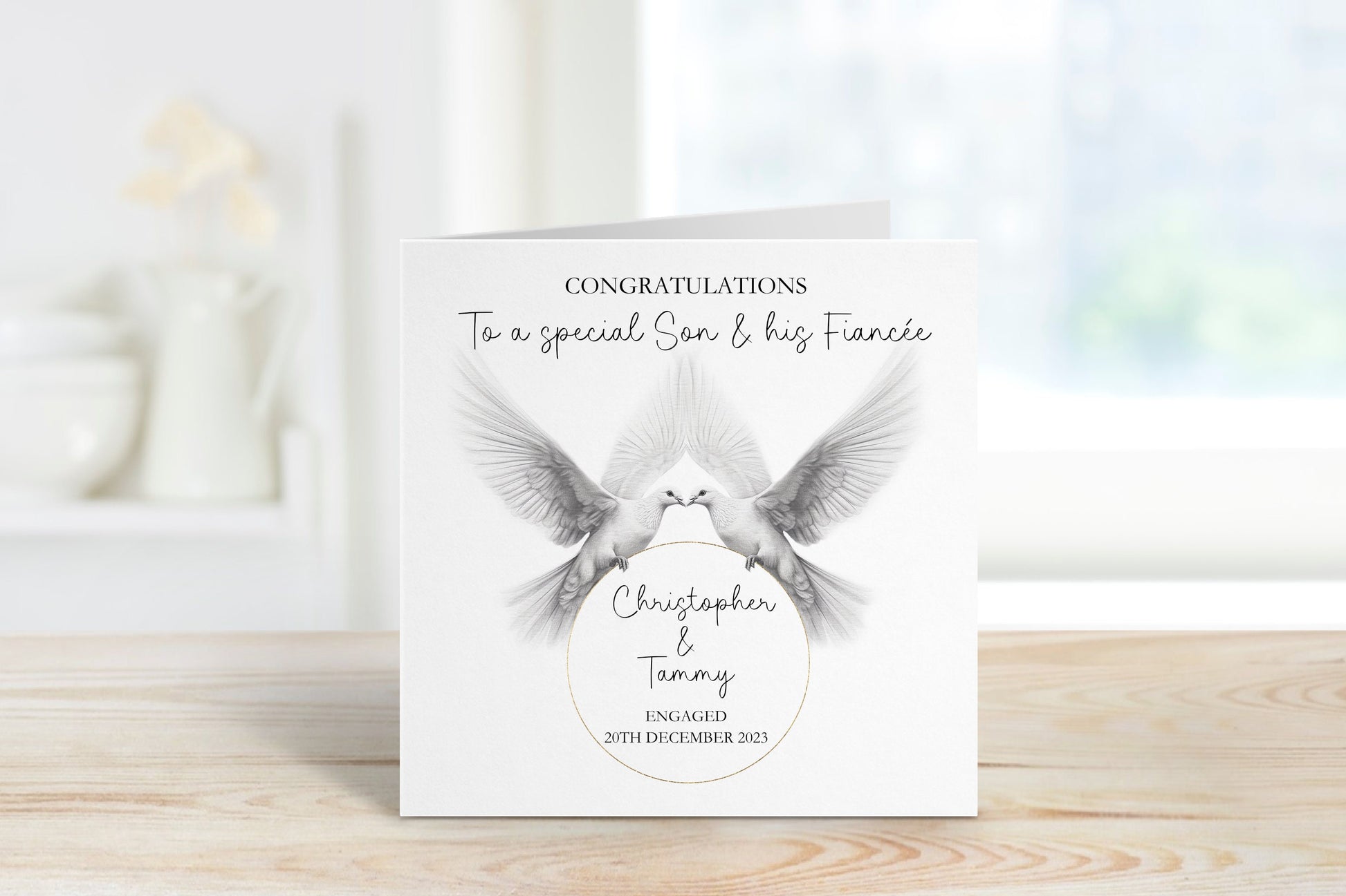 Engagement Card For Great Grandson, Personalised Engagement Card For Granddaughter Engagement Card For Son, Engagement Card For Grandson