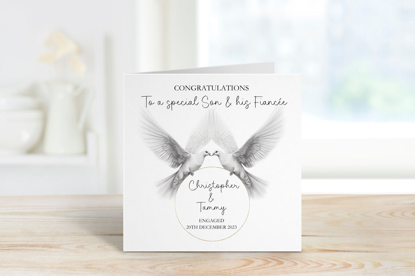 Engagement Card For Great Granddaughter, Personalised Engagement Card For Granddaughter Engagement Card For Son, Engagement Card Daughter