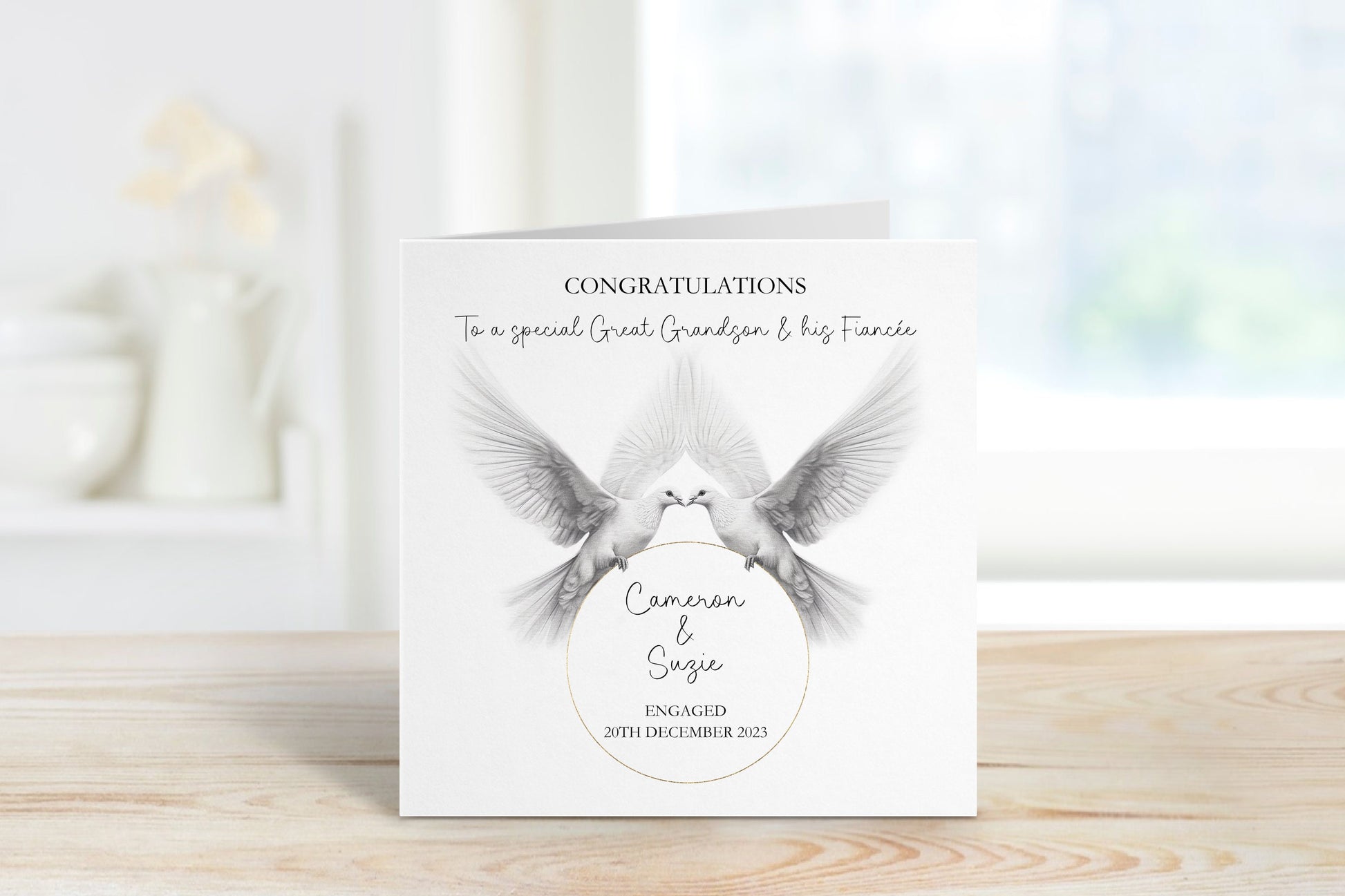 Engagement Card Son, Personalised Engagement Card For Granddaughter Engagement Card For Son, Engagement Card For Daughter, Great Grandson
