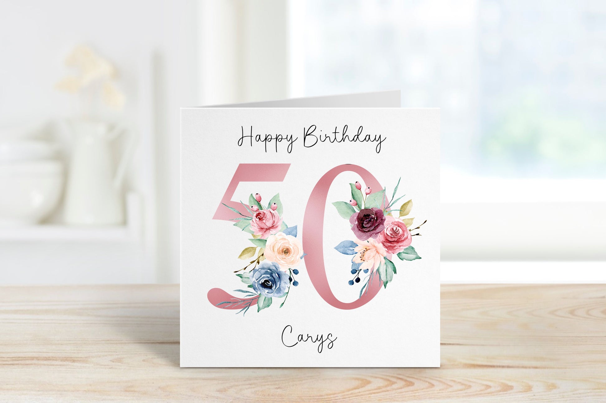 Birthday Card, Personalised 50th Birthday Card For , 40th, 50th, 60th, 70th, 80th, 90th, 100th Special Birthday